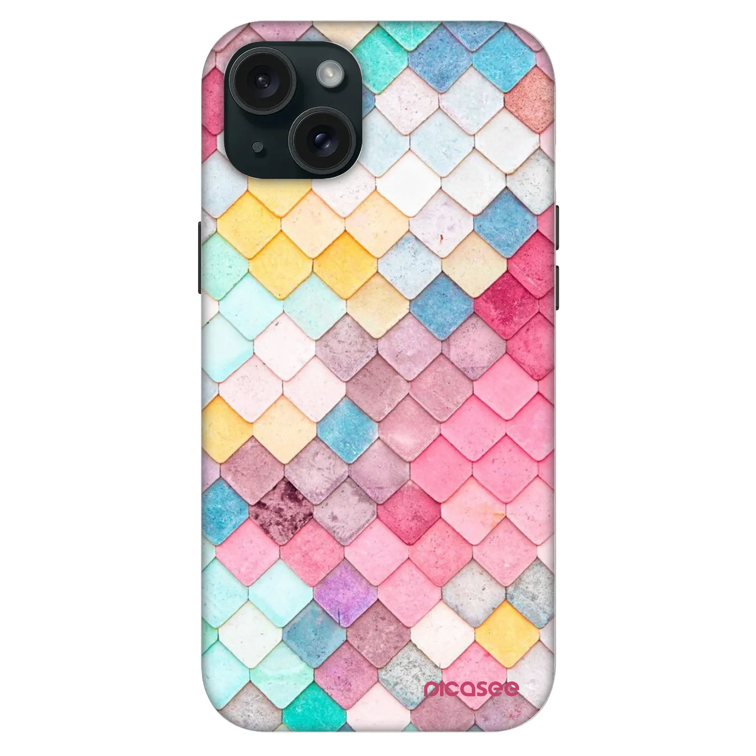 Picasee Fashion Case MagSafe για Apple iPhone 15 Plus - Colorful roof