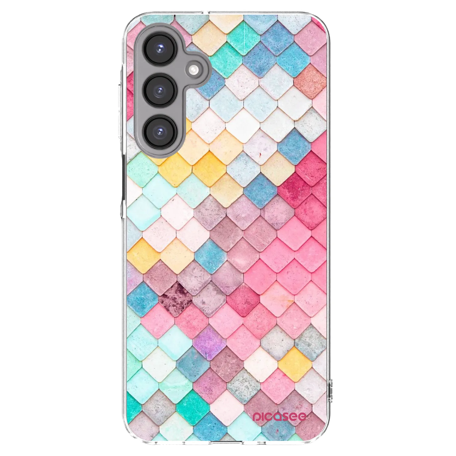 Picasee διαφανής θήκη σιλικόνης Samsung Galaxy A16 4G - Colorful roof