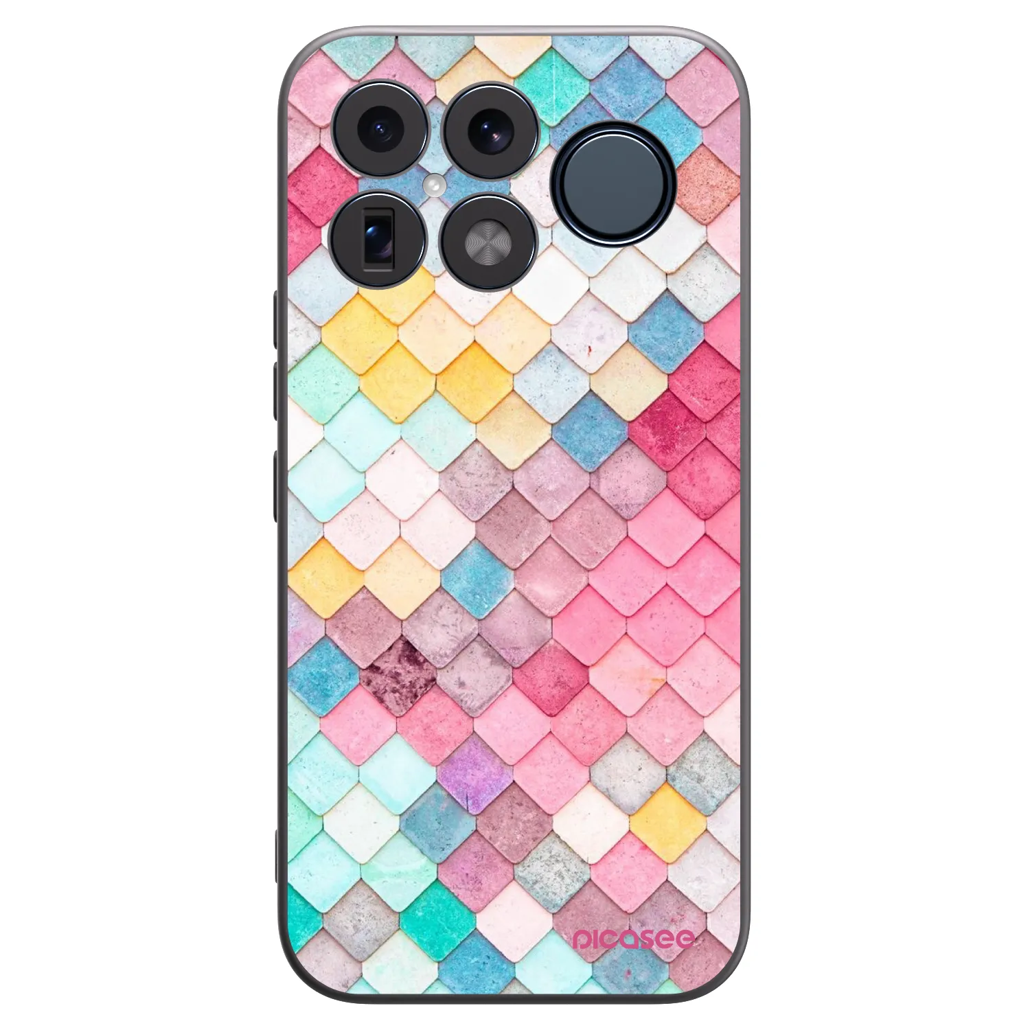Picasee Μαύρη θήκη σιλικόνης για Xiaomi Poco F8 Ultra - Colorful roof