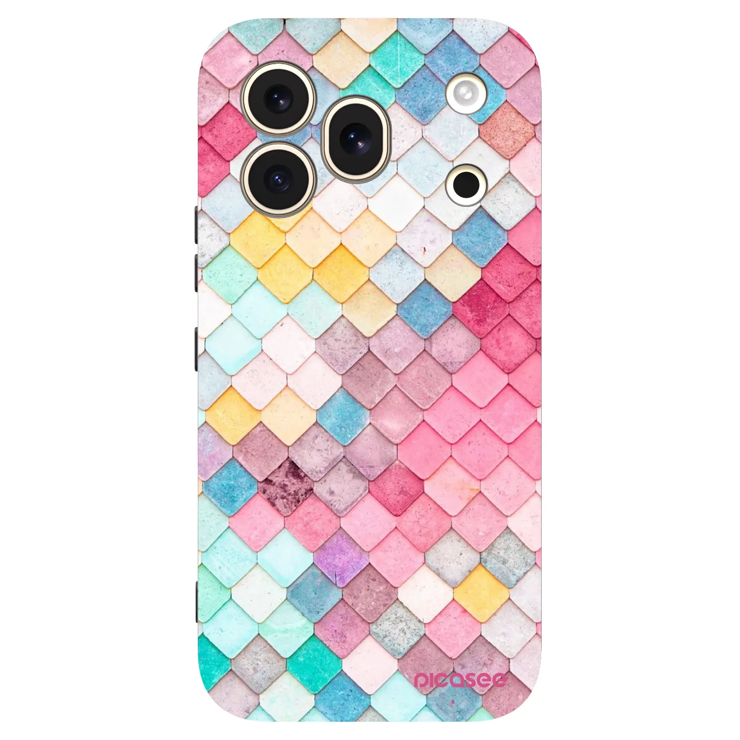 Picasee Μαύρη θήκη σιλικόνης για Honor 600 Pro - Colorful roof