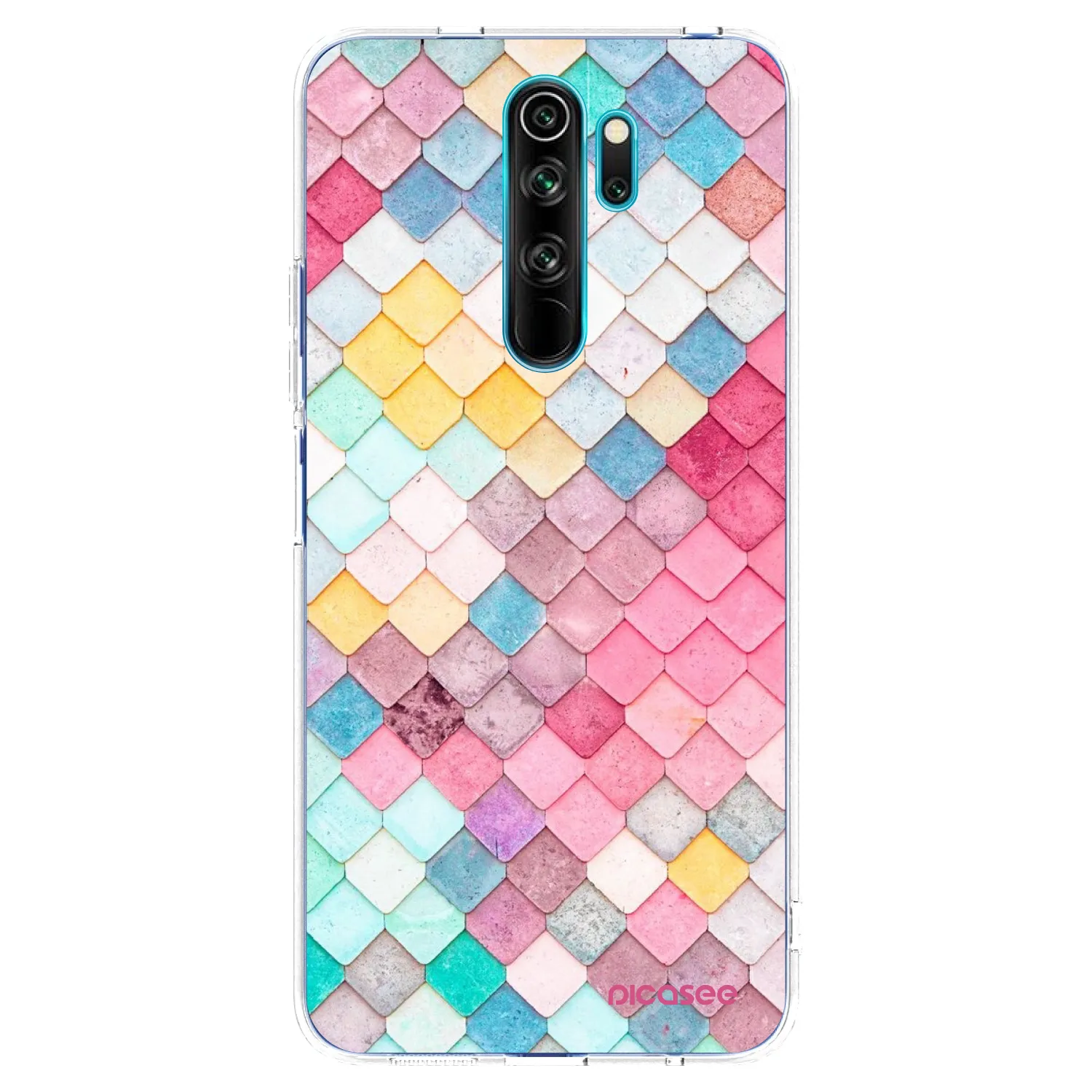 Picasee διαφανής θήκη σιλικόνης Xiaomi Redmi Note 8 Pro - Colorful roof