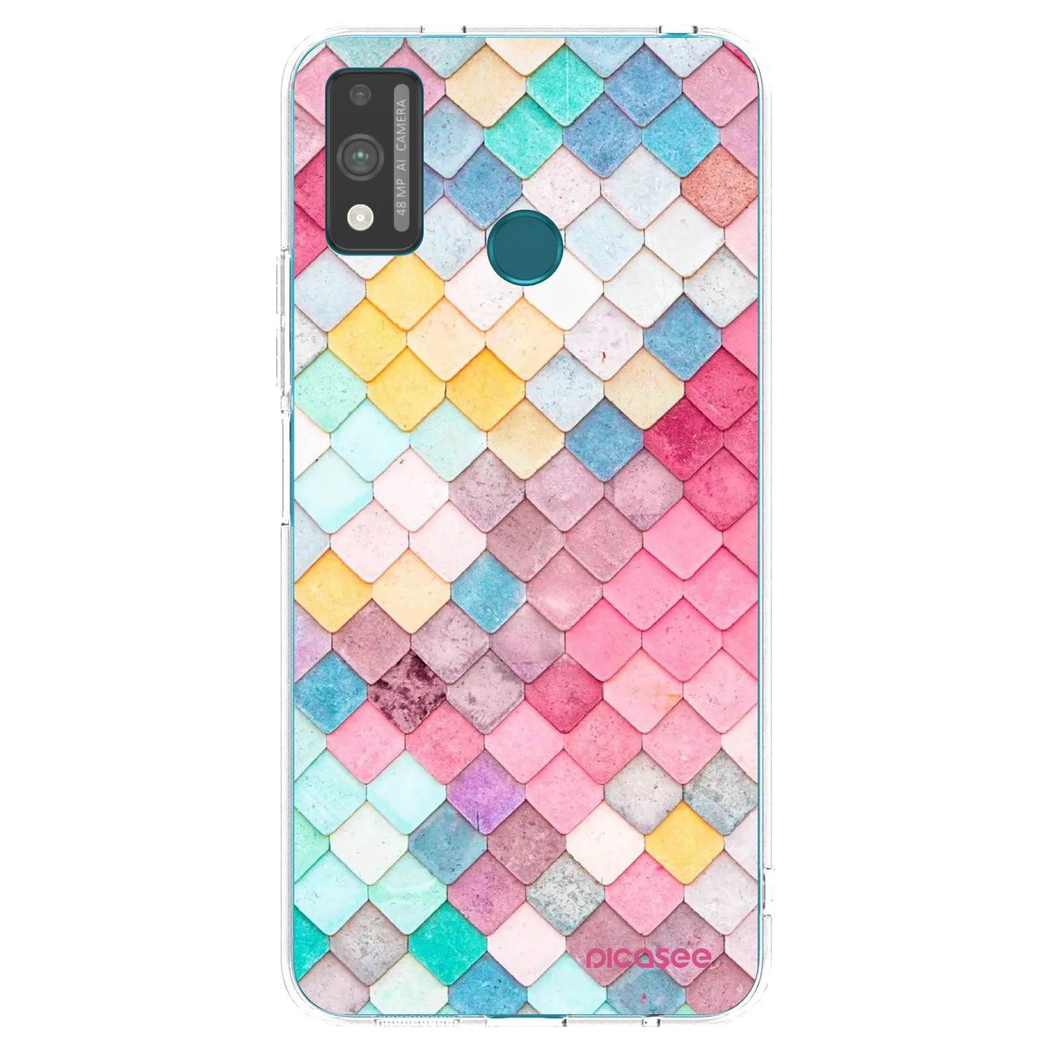 Picasee διαφανής θήκη σιλικόνης Honor 9X Lite - Colorful roof