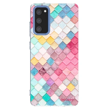 Picasee διαφανής θήκη σιλικόνης Samsung Galaxy S20 FE - Colorful roof