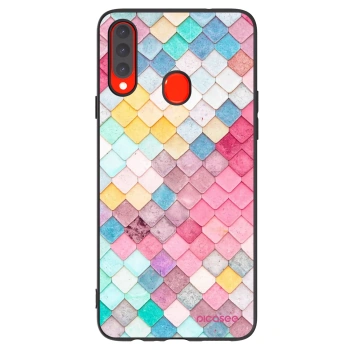 Θήκη για Samsung Galaxy A20s - Colorful roof