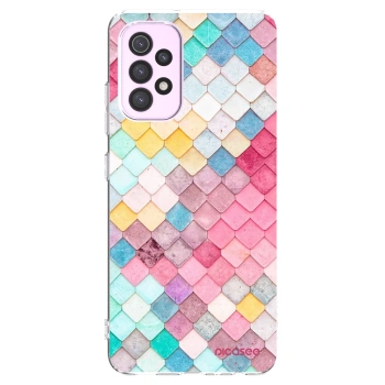 Picasee διαφανής θήκη σιλικόνης Samsung Galaxy A32 5G A326B - Colorful roof