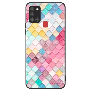 Θήκη για Samsung Galaxy A21s - Colorful roof