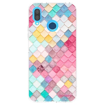 Picasee διαφανής θήκη σιλικόνης Huawei P20 Lite - Colorful roof
