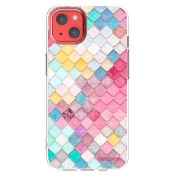 Picasee διαφανής θήκη σιλικόνης Apple iPhone 13 - Colorful roof