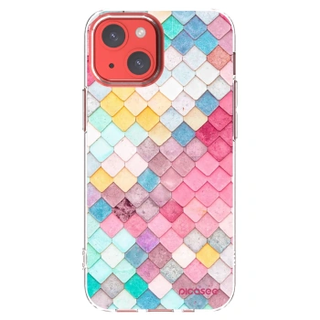 Picasee διαφανής θήκη σιλικόνης Apple iPhone 13 mini - Colorful roof