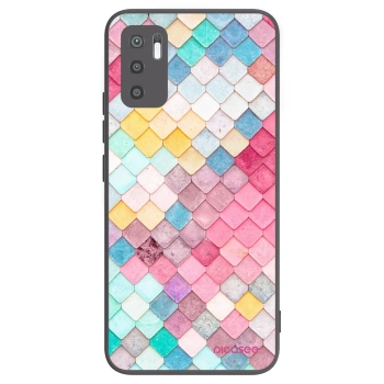 Picasee Μαύρη θήκη σιλικόνης για Xiaomi Redmi Note 10 5G - Colorful roof