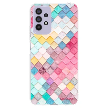Picasee διαφανής θήκη σιλικόνης Samsung Galaxy A32 4G SM-A325F - Colorful roof