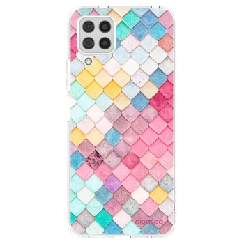 Picasee διαφανής θήκη σιλικόνης Samsung Galaxy A22 A225F 4G - Colorful roof