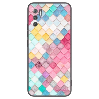 Picasee Μαύρη θήκη σιλικόνης για Xiaomi Poco M3 Pro 5G - Colorful roof