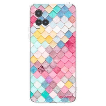 Picasee διαφανής θήκη σιλικόνης Vivo Y33s - Colorful roof