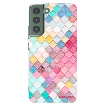 Picasee διαφανής θήκη σιλικόνης Samsung Galaxy S22+ 5G - Colorful roof