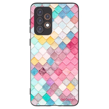 Picasee Μαύρη θήκη σιλικόνης για Samsung Galaxy A33 5G A336 - Colorful roof