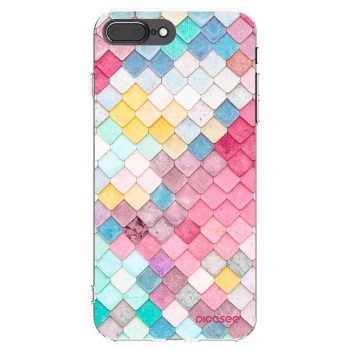 Picasee διαφανής θήκη σιλικόνης Apple iPhone 8 Plus - Colorful roof