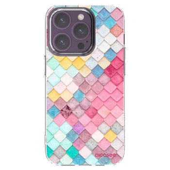 Picasee διαφανής θήκη σιλικόνης Apple iPhone 14 Pro - Colorful roof
