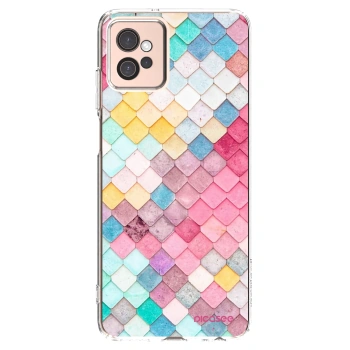 Picasee διαφανής θήκη σιλικόνης Motorola Moto G32 - Colorful roof