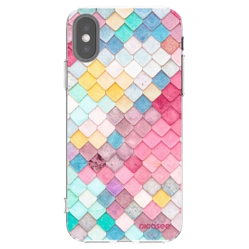 Picasee διαφανής θήκη σιλικόνης Apple iPhone X/XS - Colorful roof