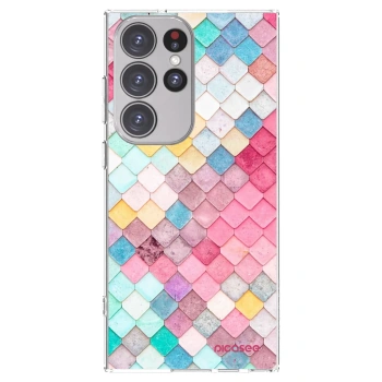 Picasee διαφανής θήκη σιλικόνης Samsung Galaxy S23 Ultra 5G - Colorful roof