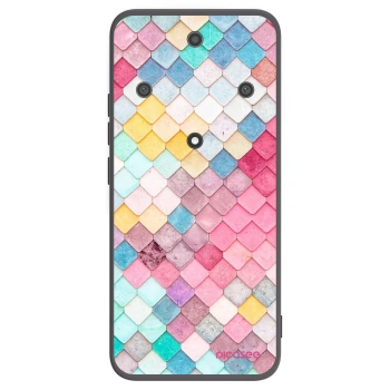 Picasee Μαύρη θήκη σιλικόνης για Honor Magic5 Lite 5G - Colorful roof