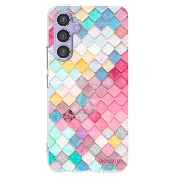 Picasee διαφανής θήκη σιλικόνης Samsung Galaxy A54 5G A546B - Colorful roof