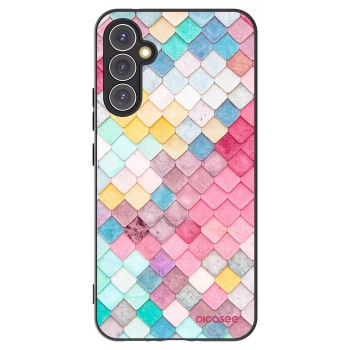Picasee Μαύρη θήκη σιλικόνης για Samsung Galaxy A34 5G A346B - Colorful roof