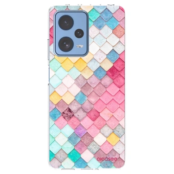 Picasee διαφανής θήκη σιλικόνης Xiaomi Redmi Note 12 Pro 5G - Colorful roof