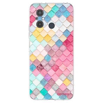 Picasee διαφανής θήκη σιλικόνης Xiaomi Redmi 12C - Colorful roof