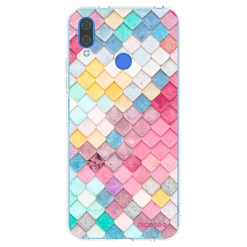 Picasee διαφανής θήκη σιλικόνης Huawei Nova 3 - Colorful roof