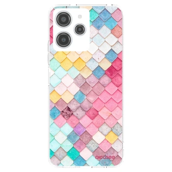 Picasee διαφανής θήκη σιλικόνης Xiaomi Redmi 12 4G - Colorful roof