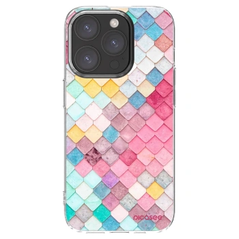 Picasee διαφανής θήκη σιλικόνης Apple iPhone 15 Pro - Colorful roof