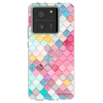 Picasee διαφανής θήκη σιλικόνης Xiaomi 13T Pro - Colorful roof