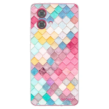 Picasee διαφανής θήκη σιλικόνης Motorola Moto G84 5G - Colorful roof