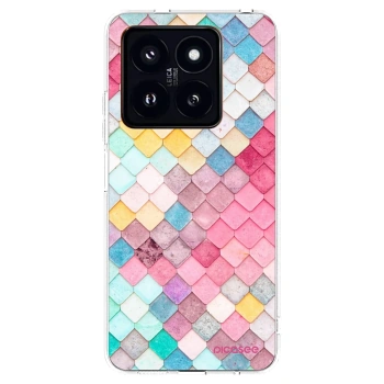 Picasee διαφανής θήκη σιλικόνης Xiaomi 14 Pro - Colorful roof