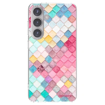 Picasee διαφανής θήκη σιλικόνης Samsung Galaxy S24 S921B 5G - Colorful roof