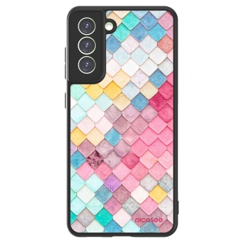 Picasee ULTIMATE CASE PowerShare για Samsung Galaxy S21 FE 5G - Colorful roof