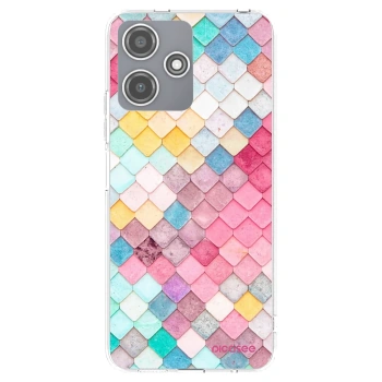 Picasee διαφανής θήκη σιλικόνης Xiaomi Redmi 12 5G - Colorful roof