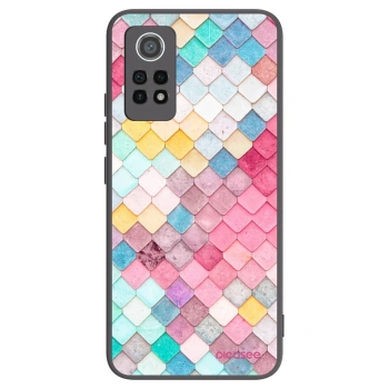 Picasee Μαύρη θήκη σιλικόνης για Xiaomi Redmi Note 12 Pro 4G - Colorful roof