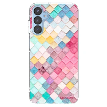 Picasee διαφανής θήκη σιλικόνης Samsung Galaxy A15 A156B 5G - Colorful roof
