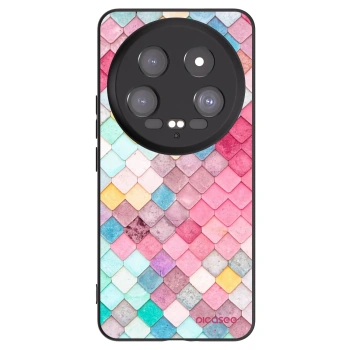 Picasee Μαύρη θήκη σιλικόνης για Xiaomi 14 Ultra - Colorful roof