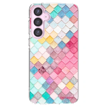 Picasee διαφανής θήκη σιλικόνης Samsung Galaxy A55 5G A556B - Colorful roof