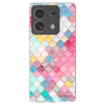 Picasee διαφανής θήκη σιλικόνης Xiaomi Redmi Note 13 4G - Colorful roof