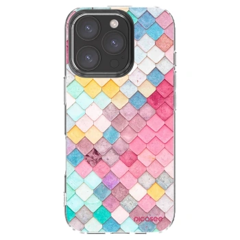 Picasee διαφανής θήκη σιλικόνης Apple iPhone 16 Pro - Colorful roof