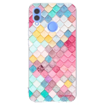 Picasee διαφανής θήκη σιλικόνης Honor 10 Lite - Colorful roof