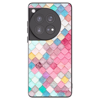 Picasee Μαύρη θήκη σιλικόνης για OnePlus 12 5G - Colorful roof