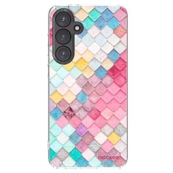 Picasee διαφανής θήκη σιλικόνης Samsung Galaxy S24 FE S721B - Colorful roof
