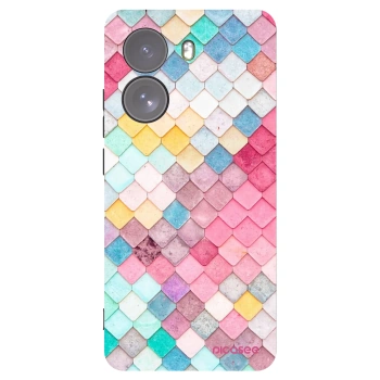 Picasee Μαύρη θήκη σιλικόνης για Xiaomi Poco X7 - Colorful roof