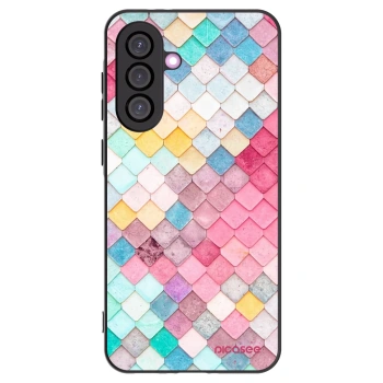Picasee Μαύρη θήκη σιλικόνης για Samsung Galaxy A36 5G - Colorful roof